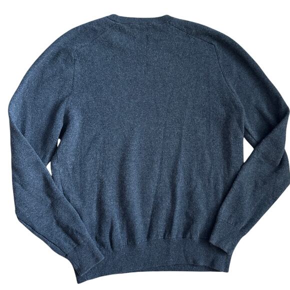 Mack Weldon Tech Cashmere Crew Neck Sweater Navy Heather Size Large - Picture 7 of 12